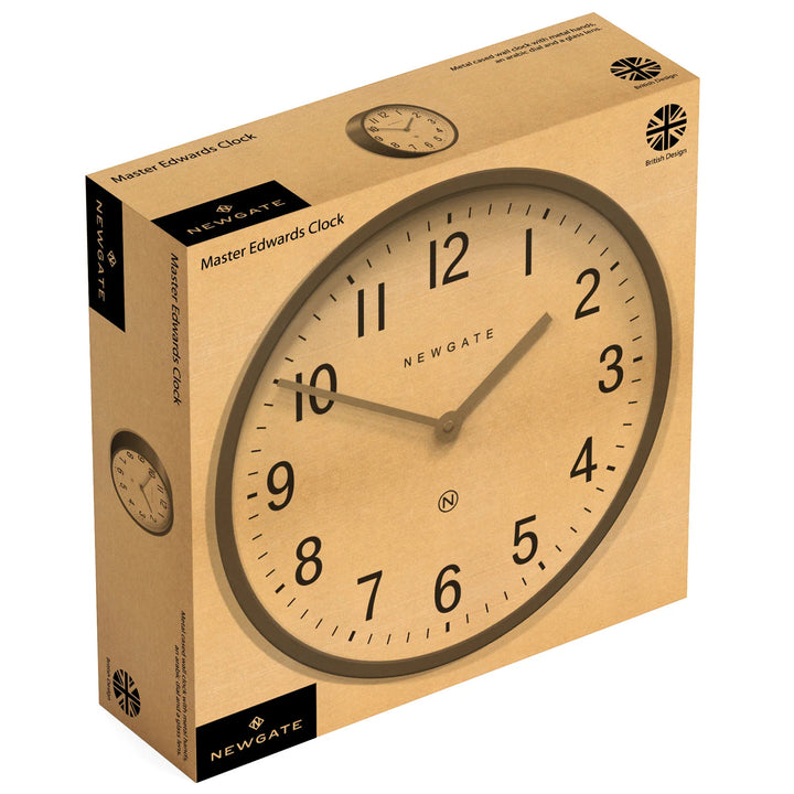 Newgate Master Edwards Wall Clock Black 30cm NGLUGG371K 6