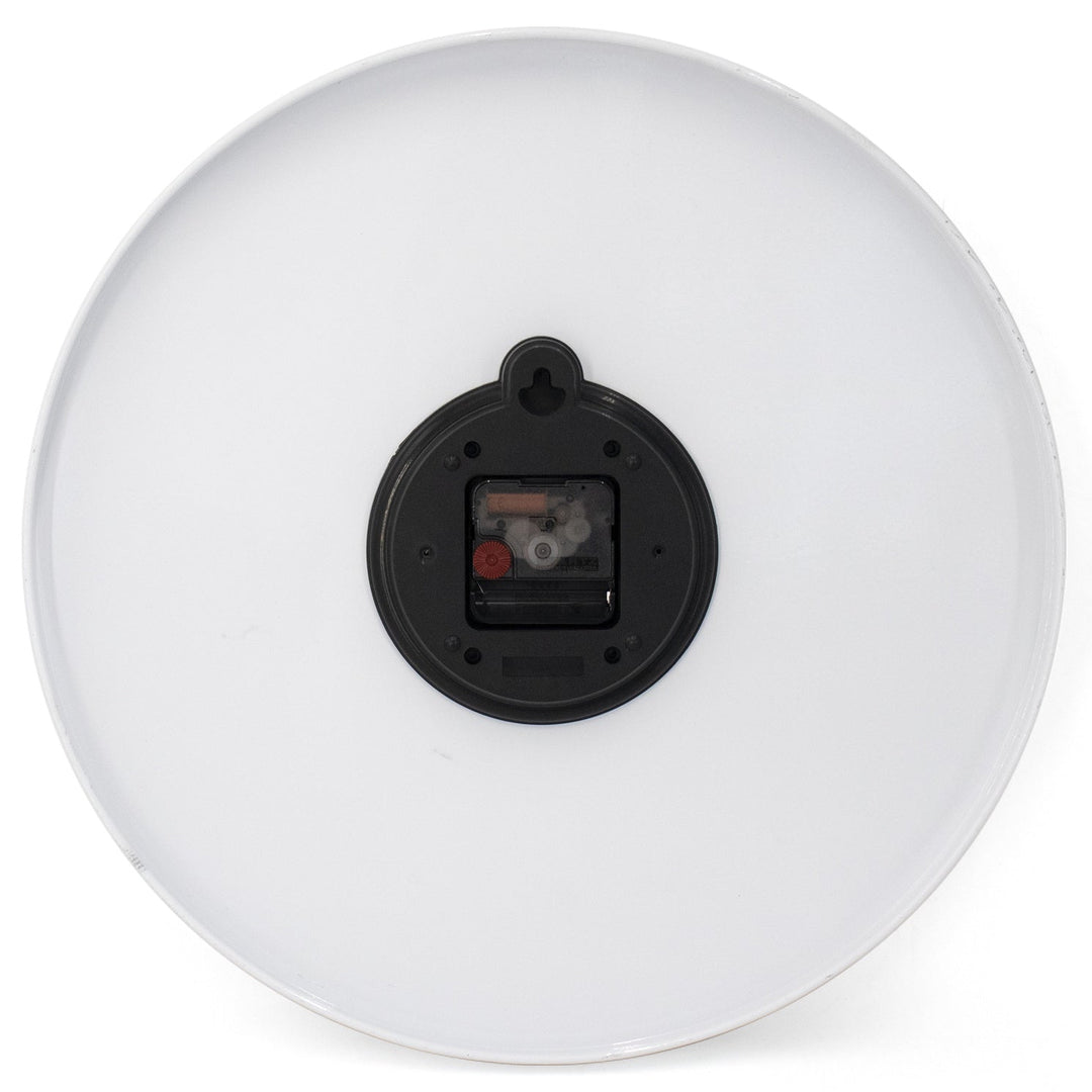 One Six Eight London Frederick Pressed Metal Wall Clock White 40cm 23200 3