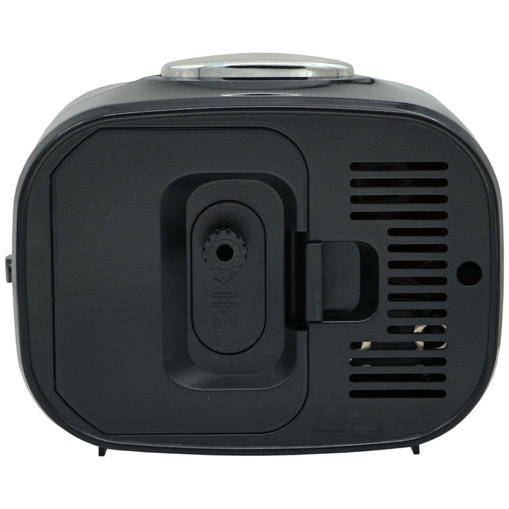 Seiko Amaro Luminous Analog Bedside Alarm Clock Black White 10cm QHK060-K 3