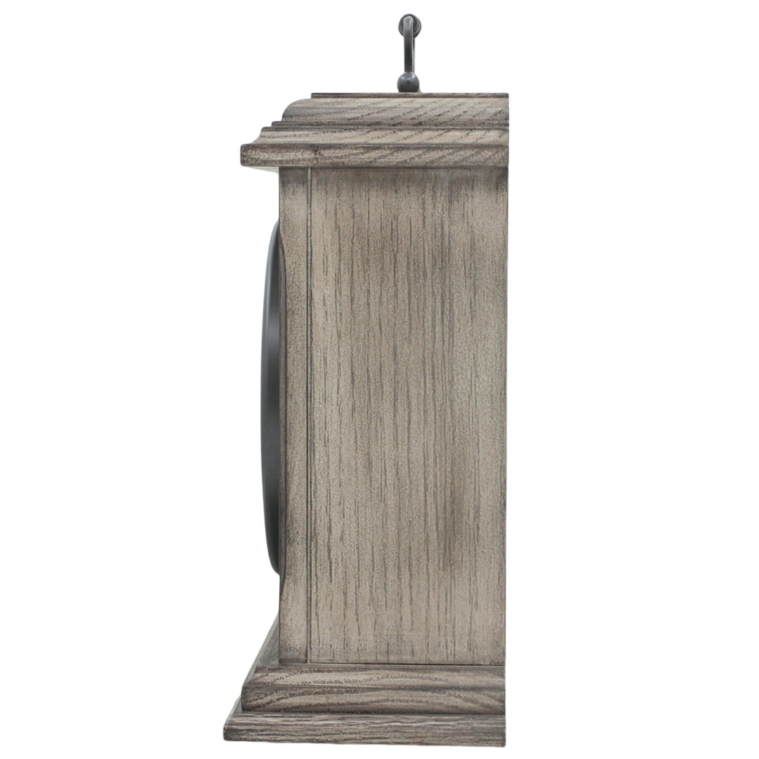 Seiko Gideon Wooden Musical Carriage Mantel Clock Grey 25cm QXW252-N 3