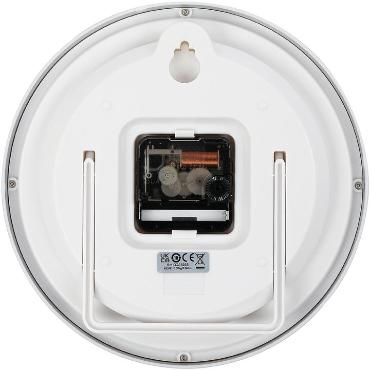 Seiko Malvie Compact Wall Desk Clock Silver 22cm QXA836-S 3