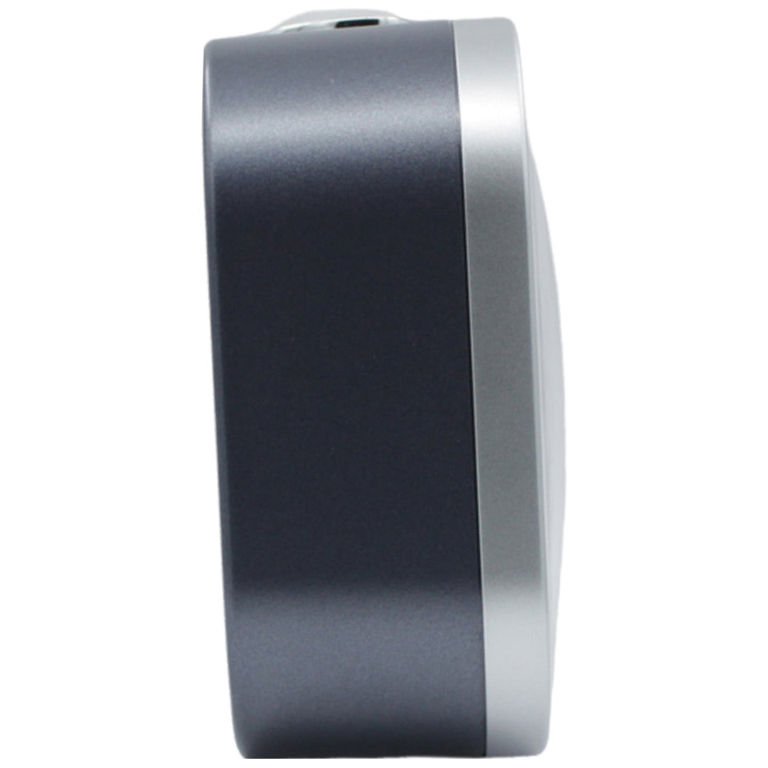 Seiko Miles Luminous Analog Bedside Alarm Clock Silver 11cm QHE206-S 2