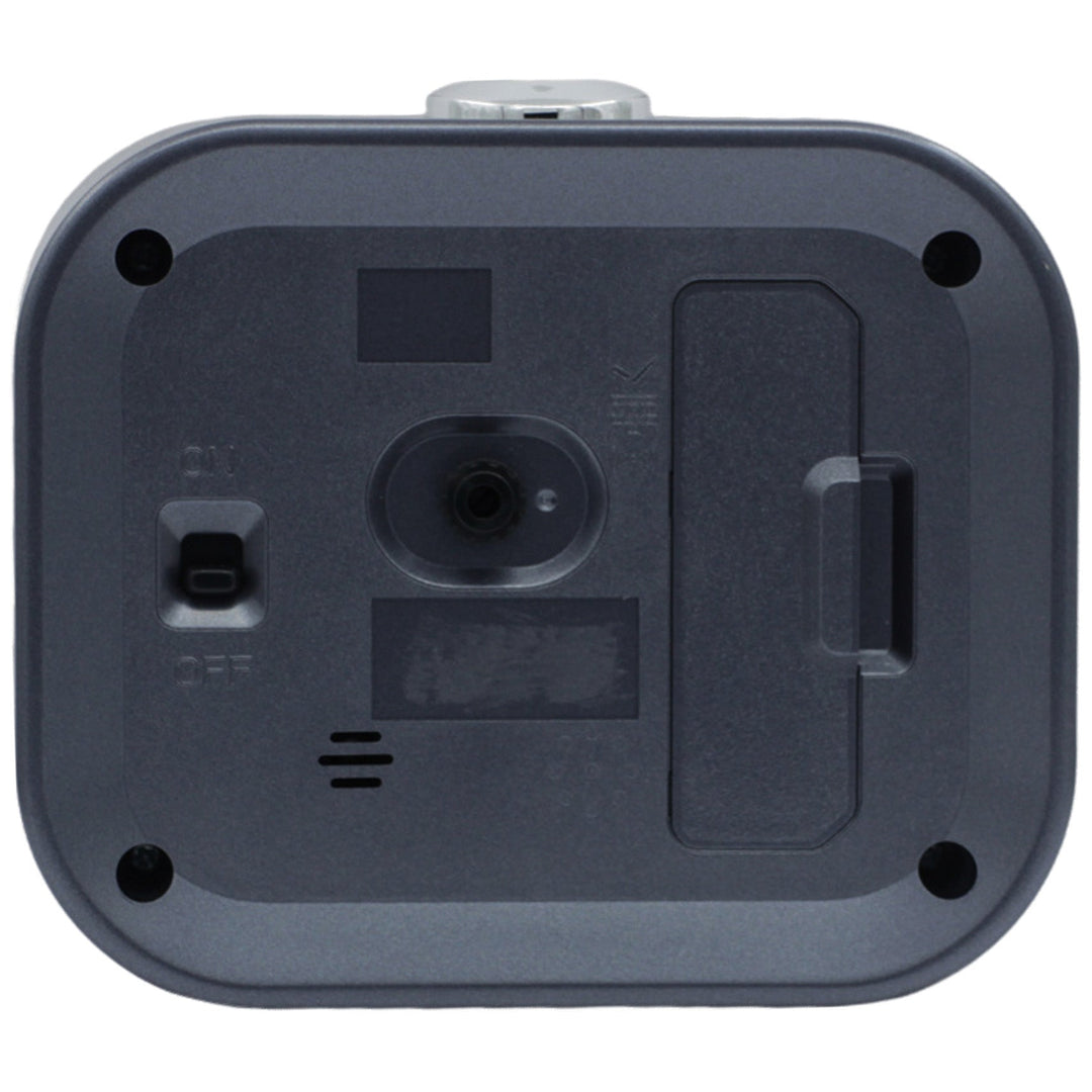 Seiko Miles Luminous Analog Bedside Alarm Clock Silver 11cm QHE206-S 3