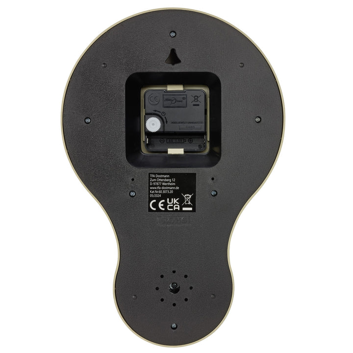 TFA Germany Anna Retro Kitchen Timer Wall Clock Mint Green 30cm 60.3073.20 4