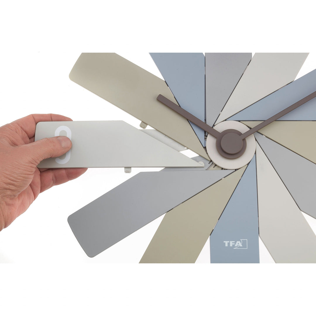 TFA Germany Clock In The Box Plug In Designer Wall Clock Multicolour 40cm 60.3020.30 5