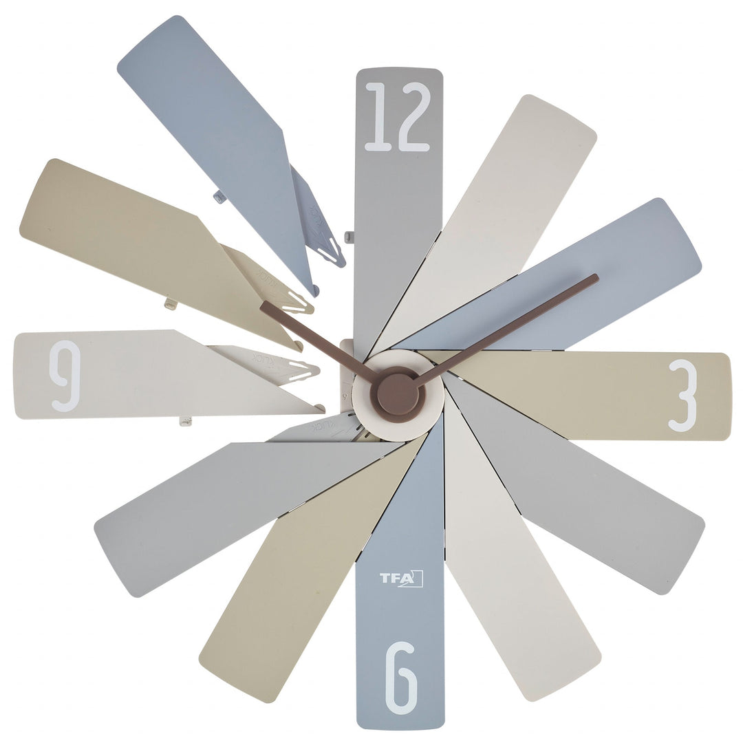 TFA Germany Clock In The Box Plug In Designer Wall Clock Multicolour 40cm 60.3020.30 6