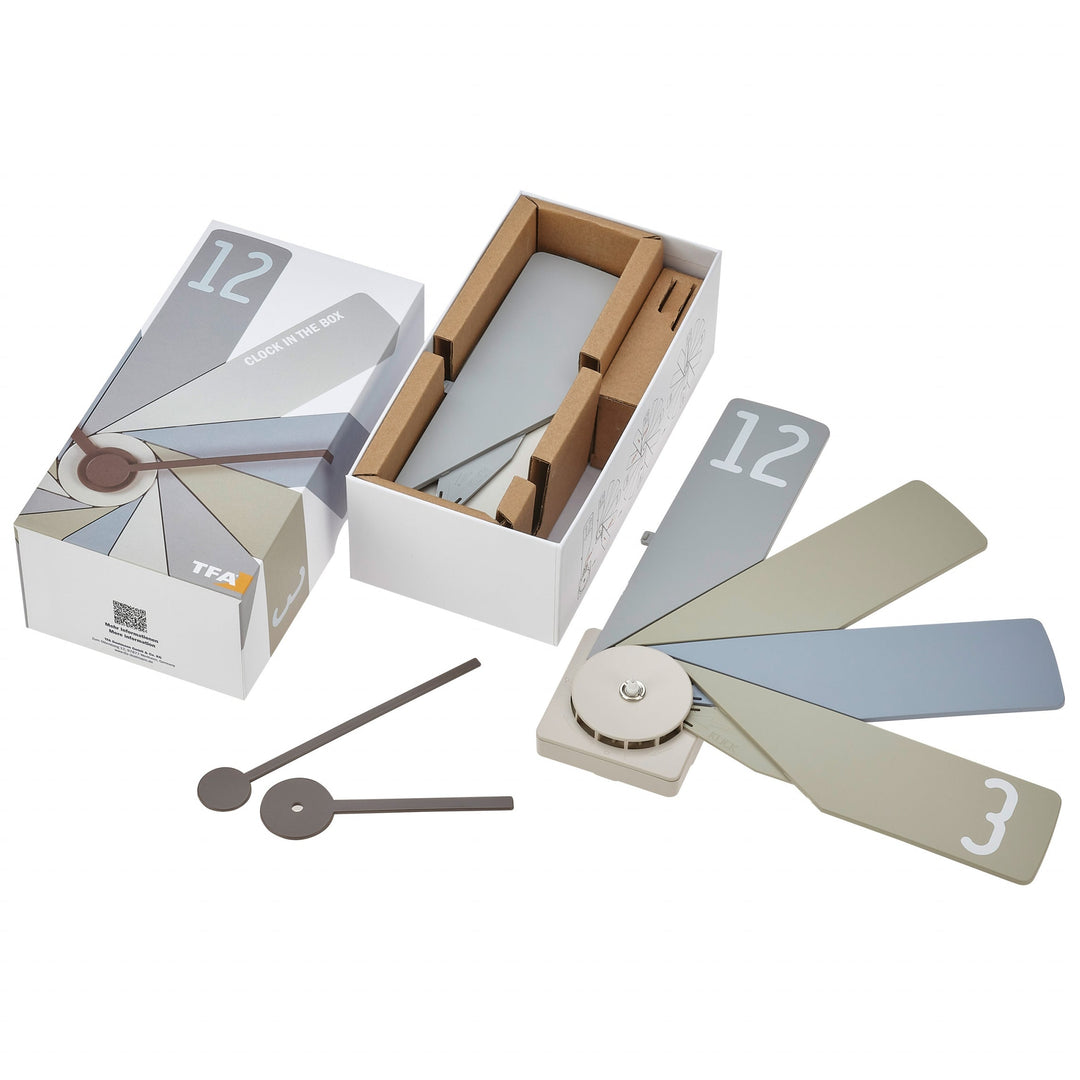 TFA Germany Clock In The Box Plug In Designer Wall Clock Multicolour 40cm 60.3020.30 8