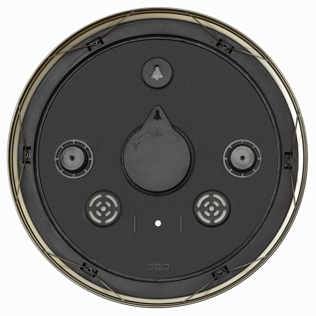 TFA Germany Finnley Metal Outdoor Splashproof Wall Clock White 38cm 60.3067.02 3