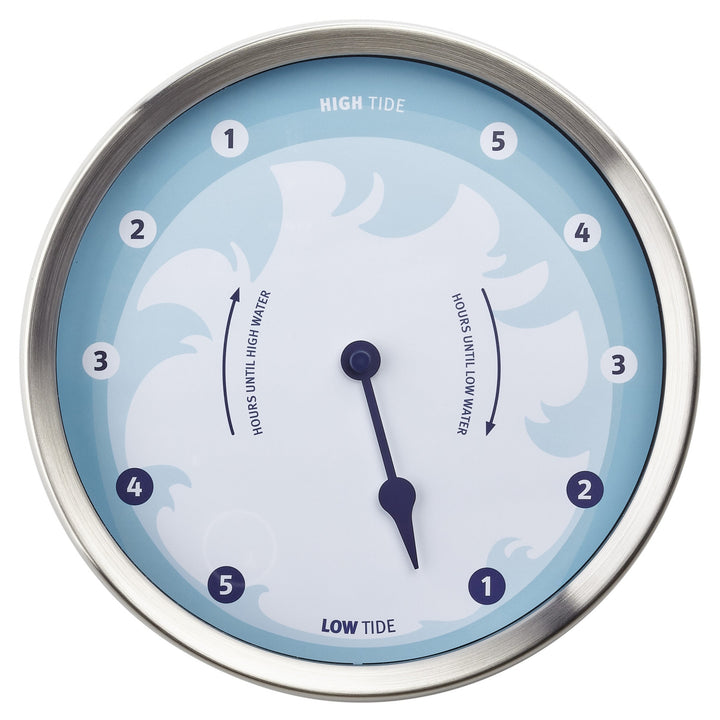 TFA Germany Marina Stainless Steel Tidal Phase Tide Clock 22cm 60.3029.06 2