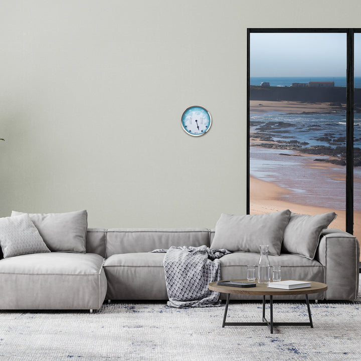 TFA Germany Marina Stainless Steel Tidal Phase Tide Clock 22cm 60.3029.06 5