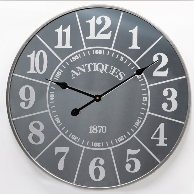 Toki Ian Metal Wall Clock 60cm 23214 1