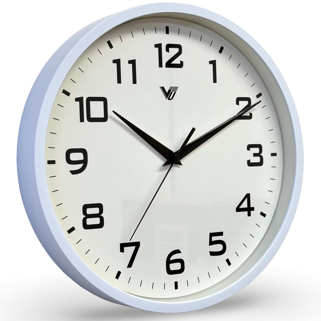 Victory Blakely Modern Classic Wall Clock White 30cm CCL-1166WT 1