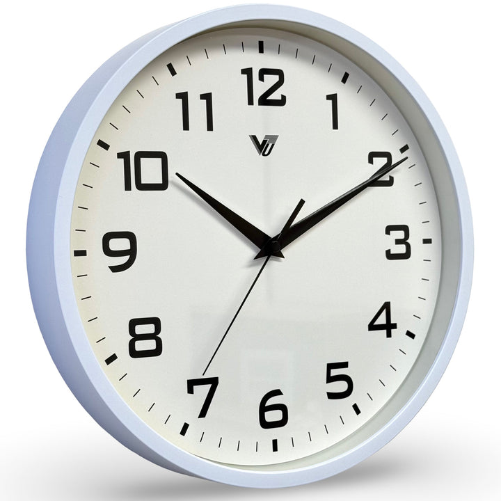 Victory Blakely Modern Classic Wall Clock White 30cm CCL-1166WT 1