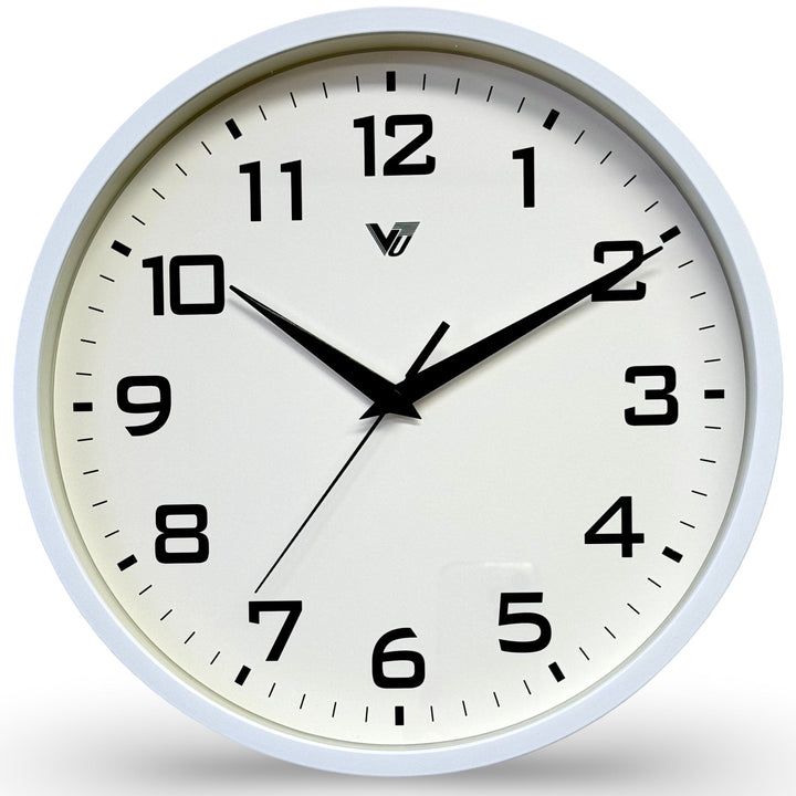 Victory Blakely Modern Classic Wall Clock White 30cm CCL-1166WT 2
