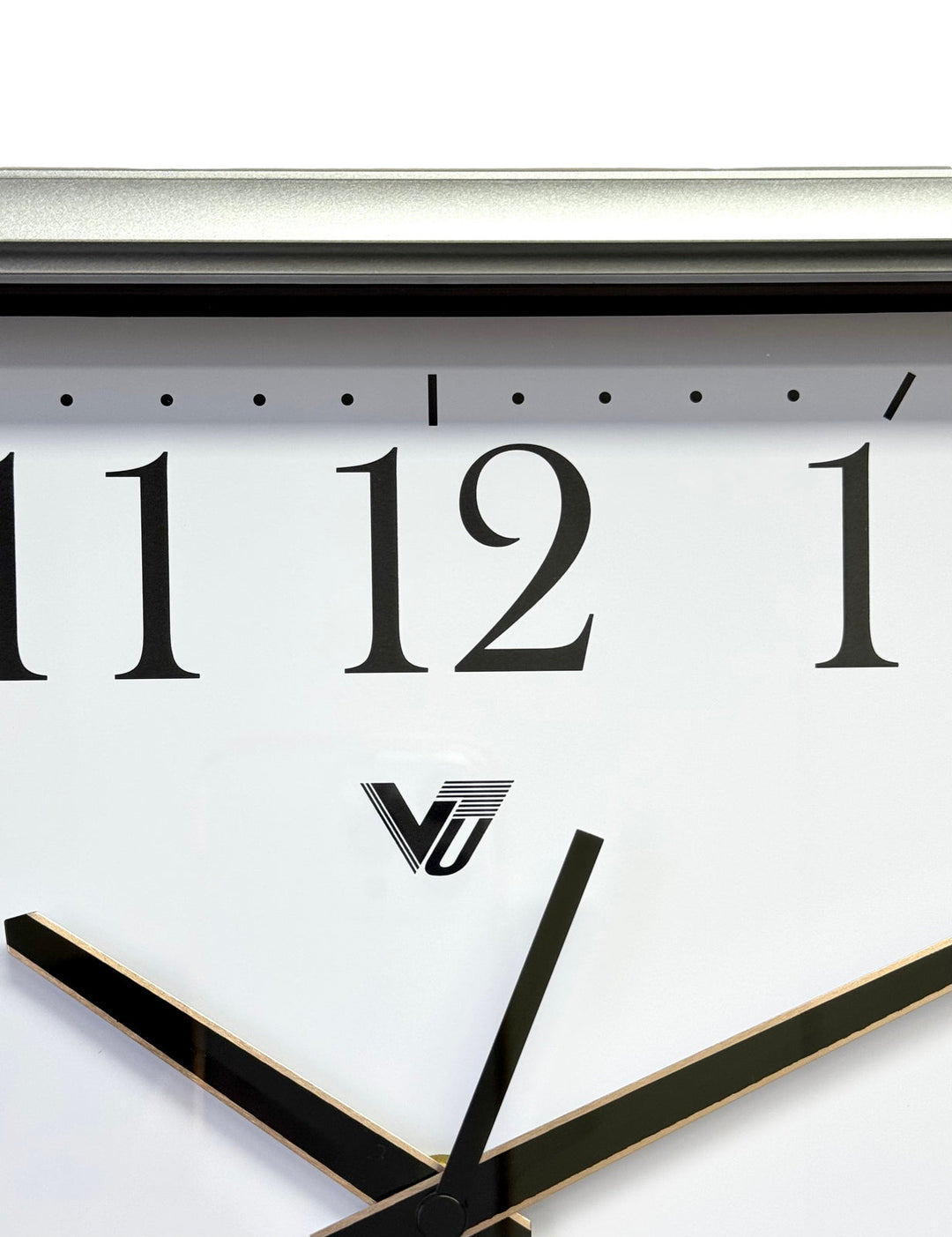 Victory Hugo Analog with Digital Date Day Temp Hygro Wall Clock Silver 33cm CJB-237SL 6