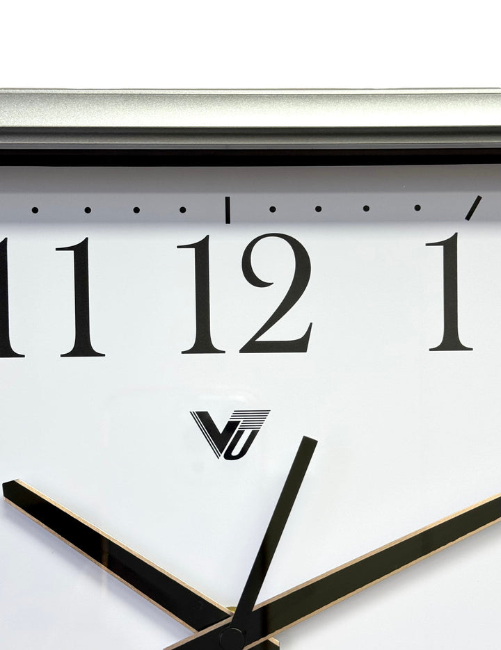 Victory Hugo Analog with Digital Date Day Temp Hygro Wall Clock Silver 33cm CJB-237SL 6