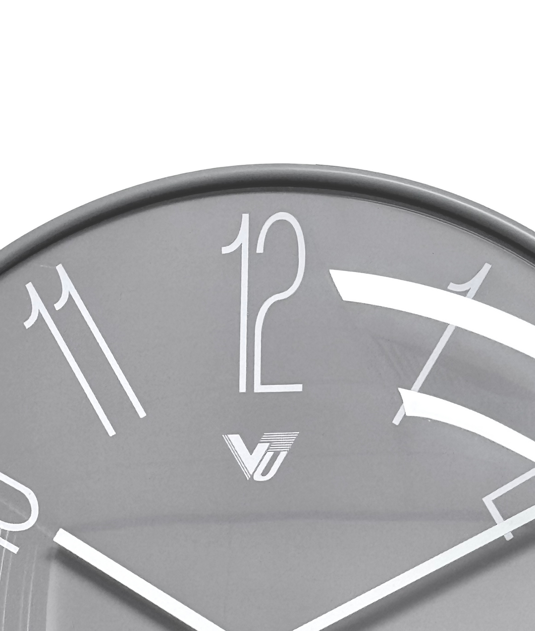 Victory Janet Convex Glass Modern Wall Clock Grey 35cm CWH 6068GY 4