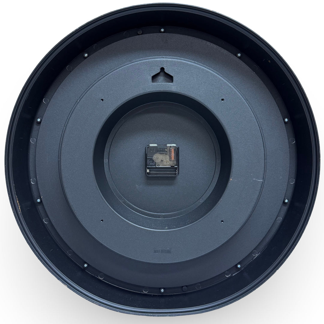 Victory Langdon Distressed Roman Kensington Station Wall Clock Black 51cm CWH-5971 5