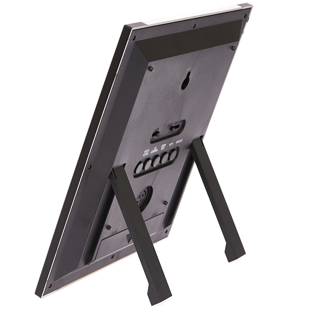 Checkmate Axelrod Multifunctional Digital Wall Clock Black 25cm VGW 608ABlack Bottom