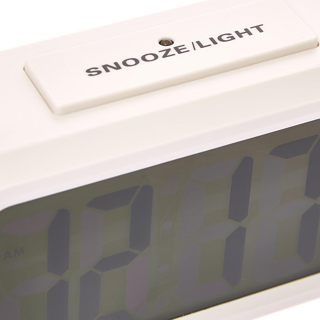Checkmate Chapman Multifunction Digital Alarm Clock White 14cm VGW-1065White Backlight1