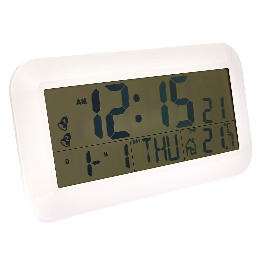 Checkmate Vision Jumbo LCD Calendar Temp Wall and Desk Clock 42cm Lifestyle2
