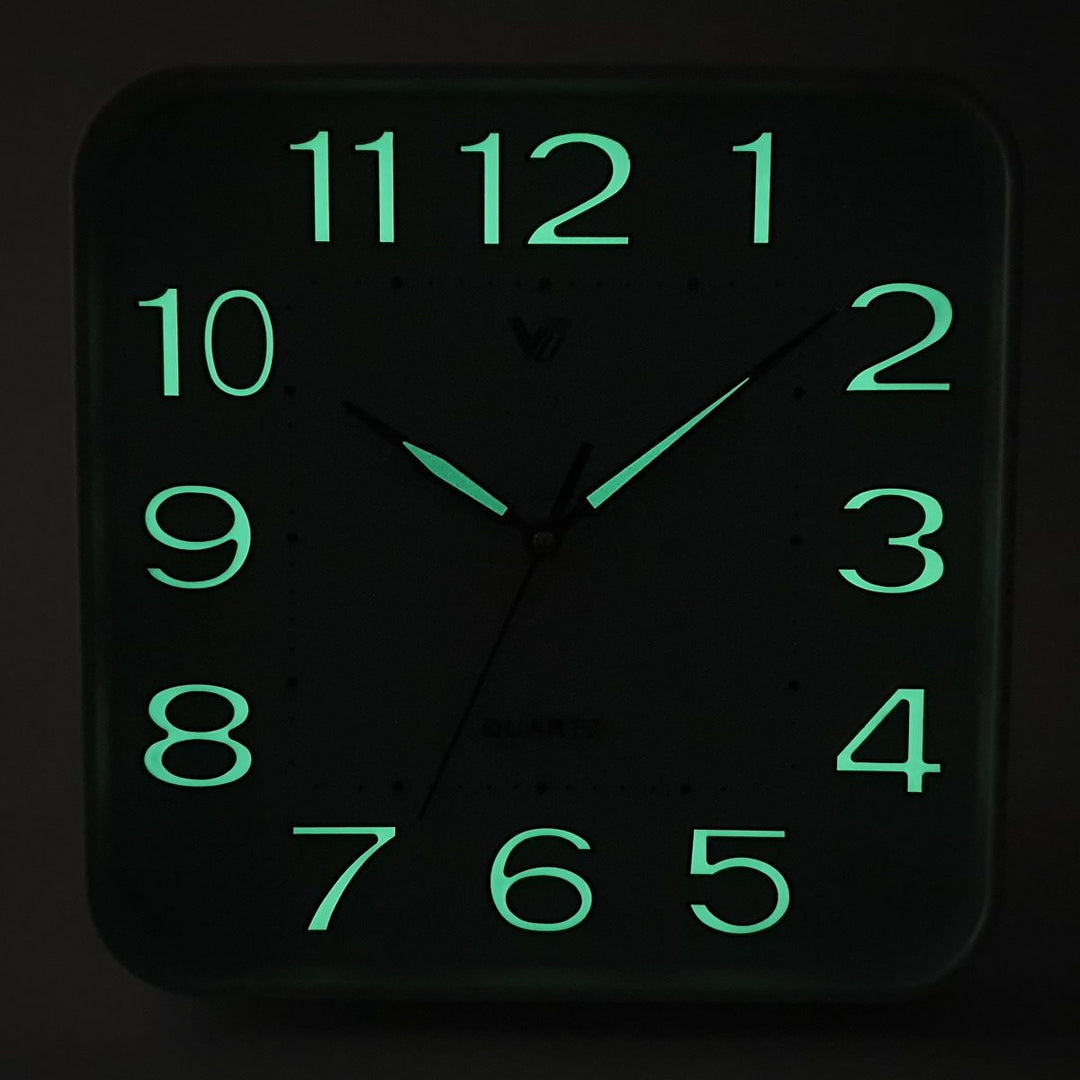 Victory Cordell Glow In The Dark Wall Clock White 30cm CJH 438 3