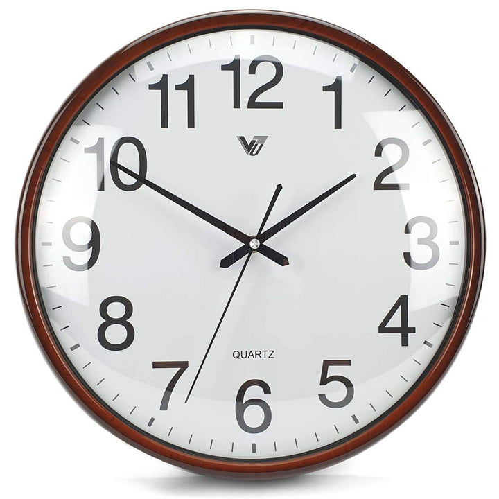 Victory Koen Domed Face Wall Clock Brown 38cm CCJ 2515BR 3