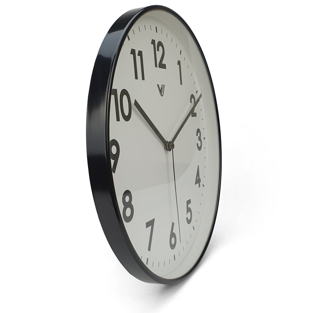 Victory Rachelle Wall Clock Black 30cm CCL 1558 BLA 4
