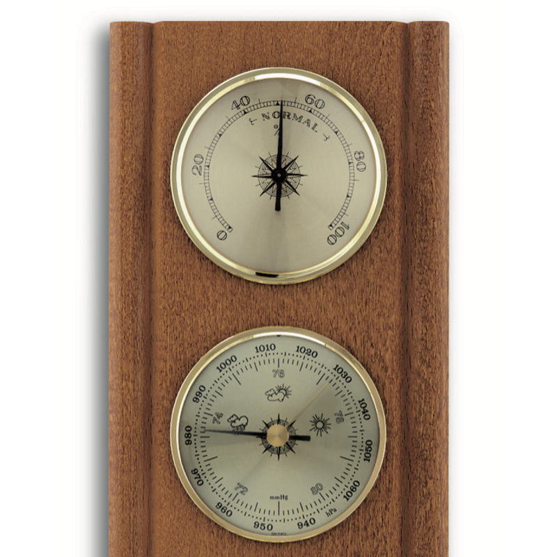 TFA Upright Weather Station Oak Brown 27cm Top 20.1002.01