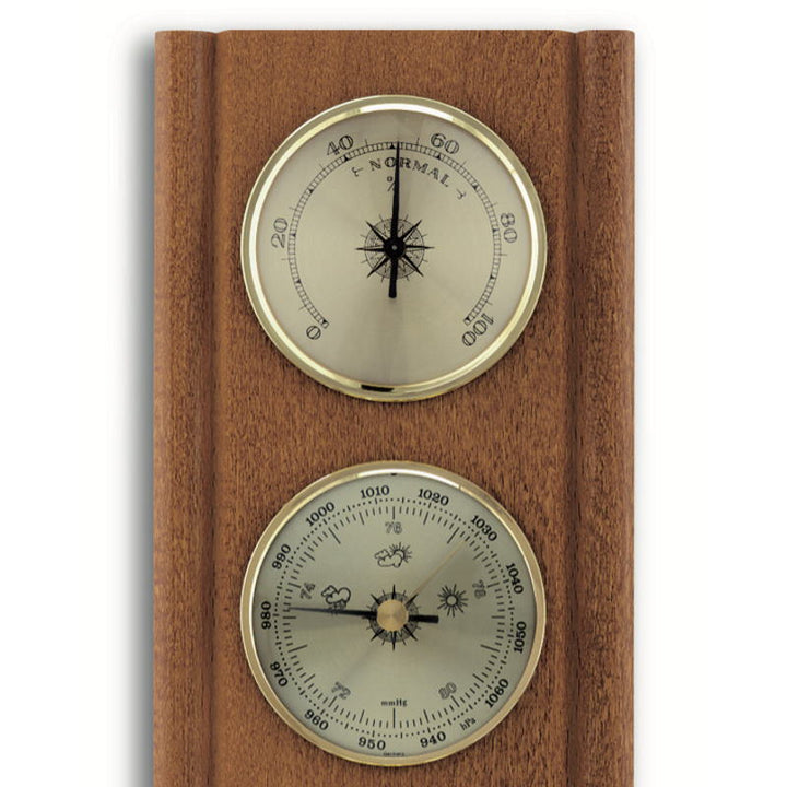 TFA Upright Weather Station Oak Brown 27cm Top 20.1002.01