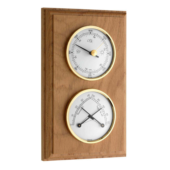TFA Domatic Weather Station, Oak Finish, 20cm