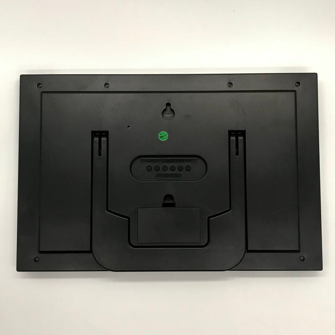 Checkmate Reema Multifunction Digital Wall and Desk Clock Black 29cm VGW 602Black Back