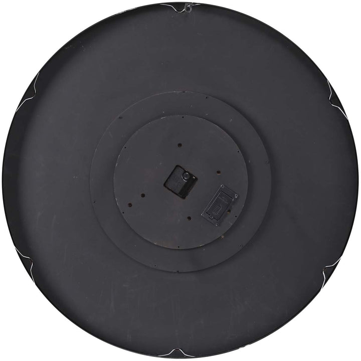 Chilli Decor Arman Persian Rustic Silver Bronze Moving Gears Wall Clock 80cm TQ-Y677 6