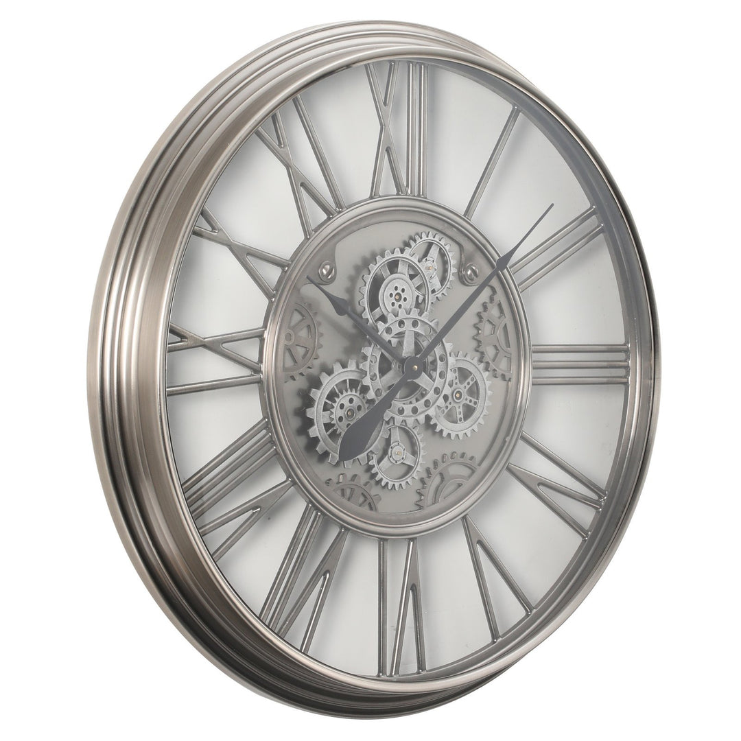 Chilli Decor Greenwich Industrial Metal Moving Gears Wall Clock 86cm TQ-Y725 2