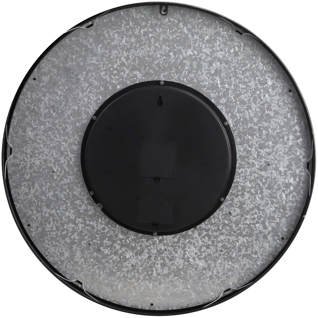 Chilli Decor Paris Union Hotel Silver Metal Moving Gears Wall Clock 60cm TQ-Y663 7