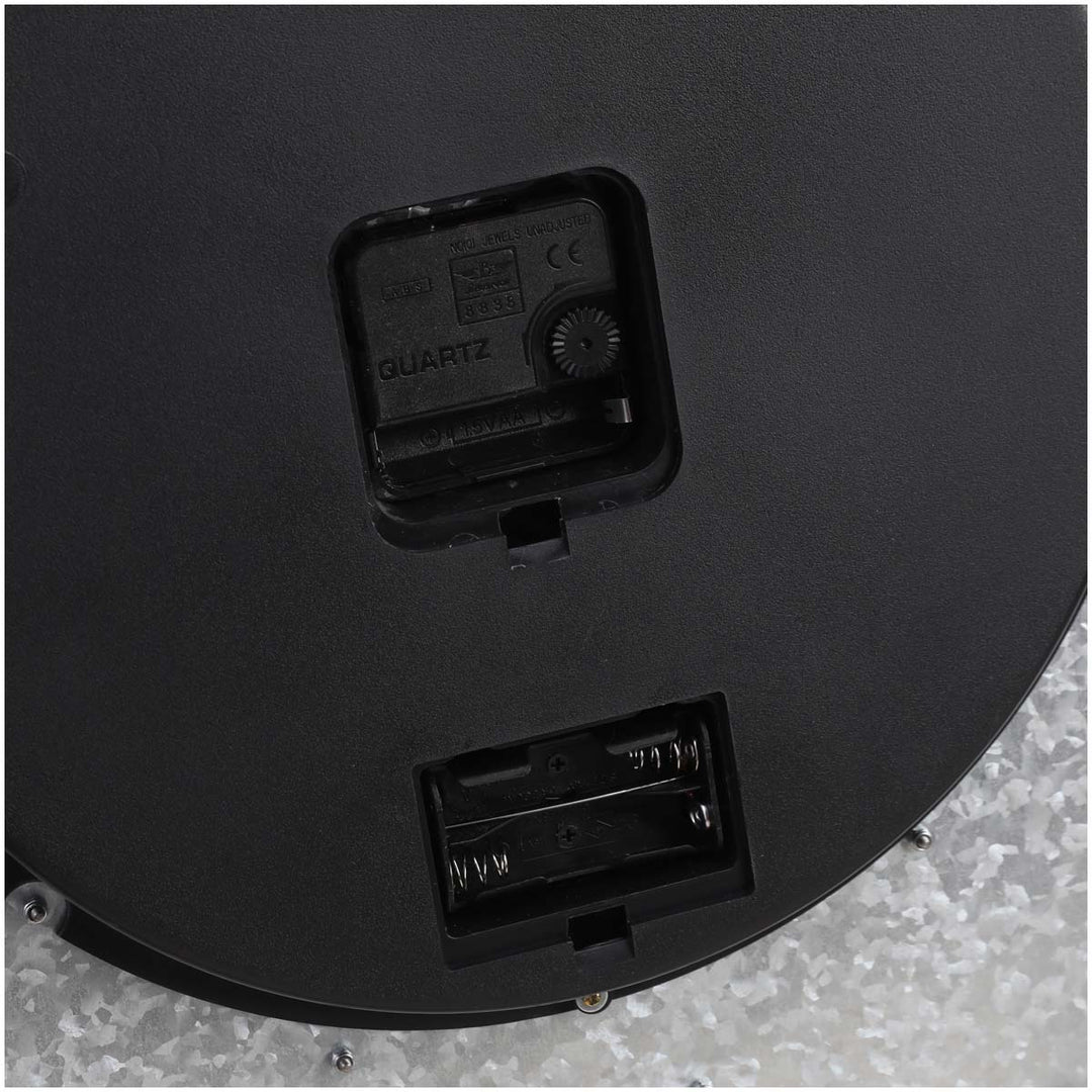 Chilli Decor Paris Union Hotel Silver Metal Moving Gears Wall Clock 60cm TQ-Y663 8