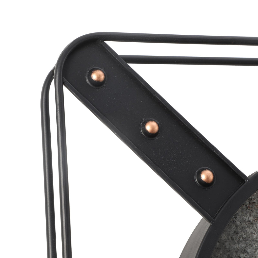 Chilli Decor Square Trafalgar Metal Moving Gears Wall Clock 71cm TQ-E01 4