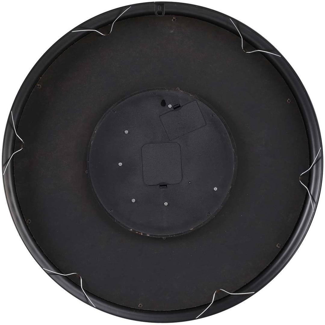 Chilli Decor William Black Bronze Metal Moving Gears Wall Clock 52cm TQ-Y672 5