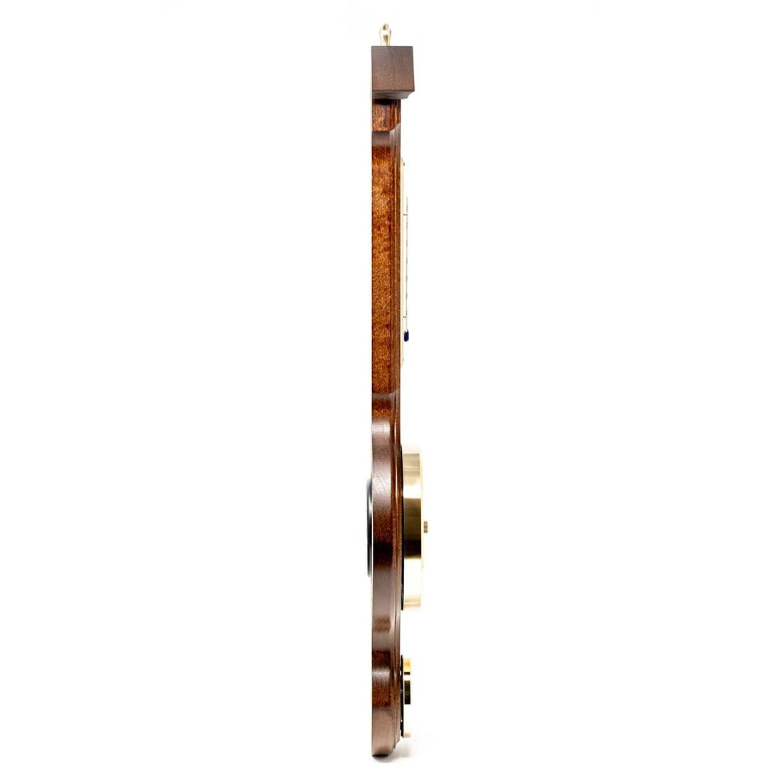 Fischer Taylor Sheraton Polished Brass Weather Station Walnut 56cm 4673-12 3
