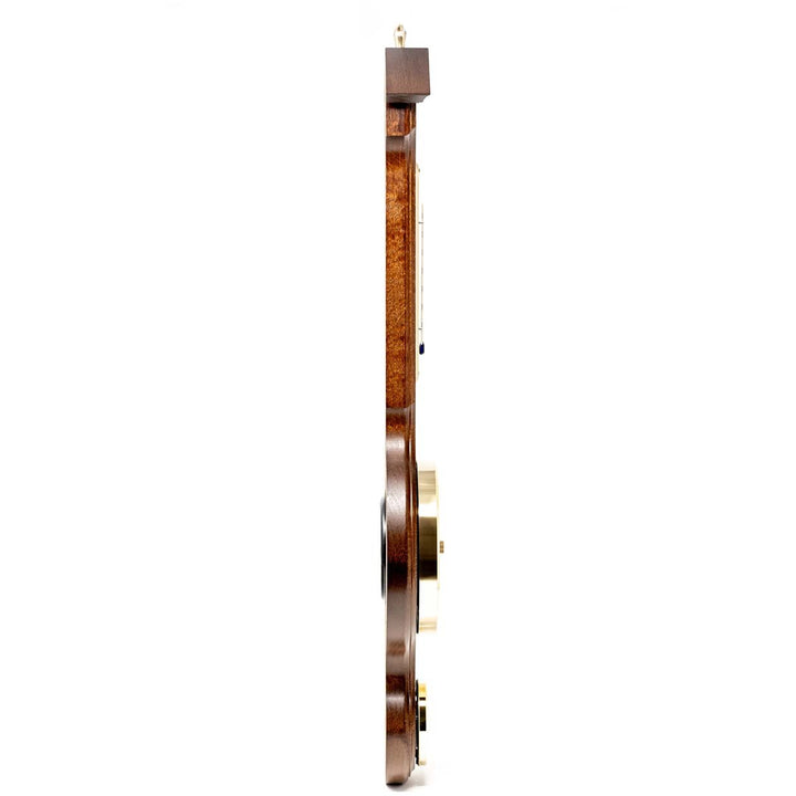 Fischer Taylor Sheraton Polished Brass Weather Station Walnut 56cm 4673-12 3