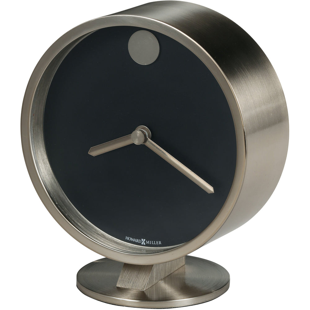 Howard Miller Aurora Desk Clock Black 14cm 645821 2