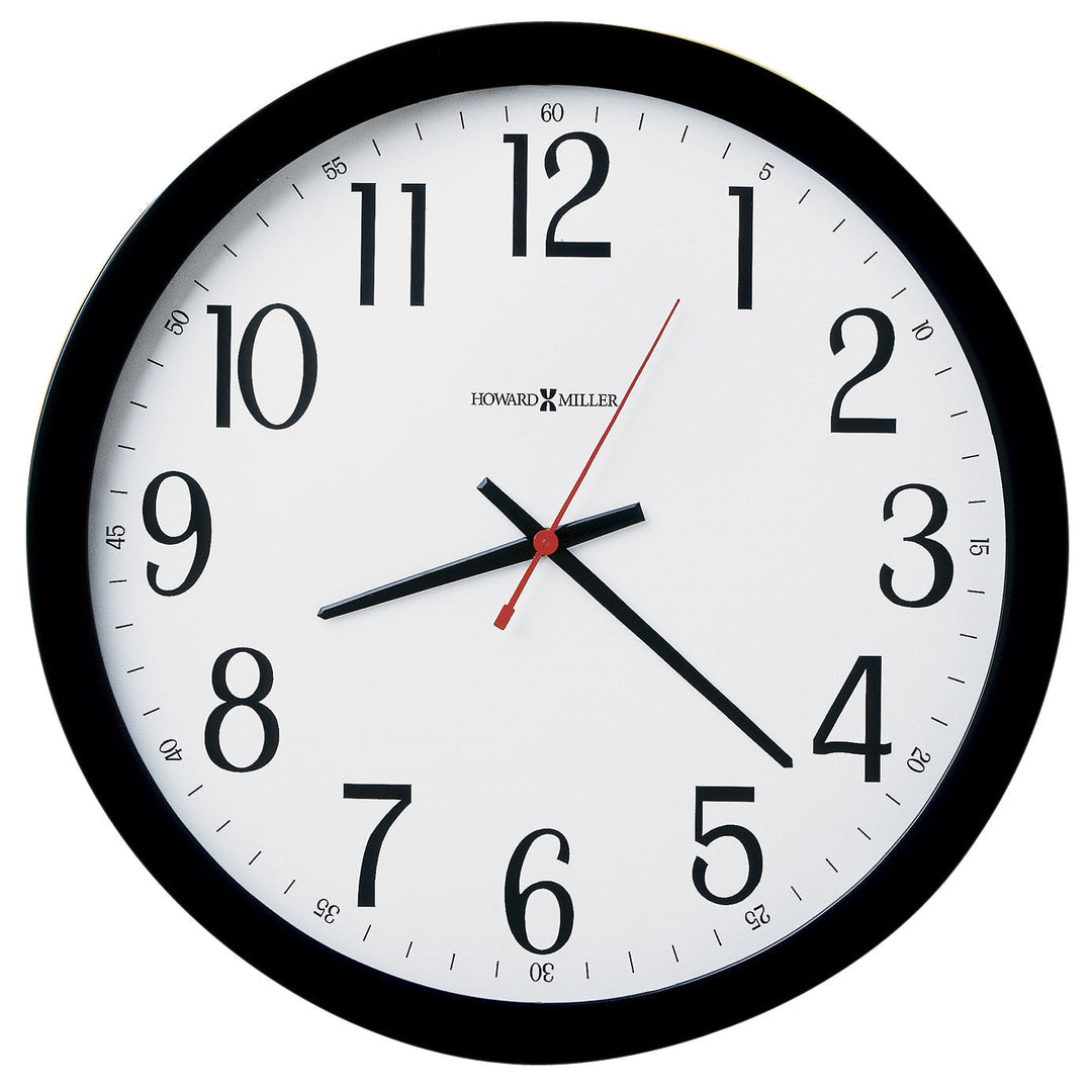 Howard Miller Gallery Wall Clock Black 41cm 625-166 1