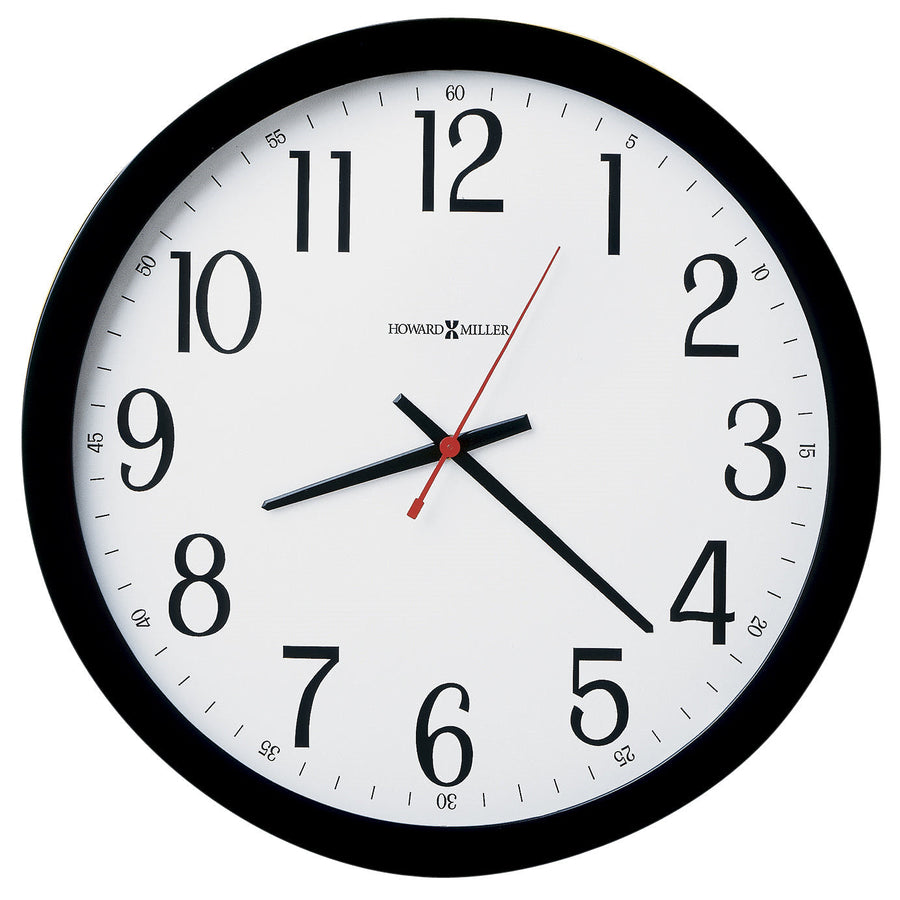Howard Miller Gallery Wall Clock Black 41cm 625-166 1