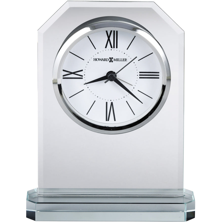 Howard Miller Quincy Alarm Clock Crystal White 18cm 645823 1