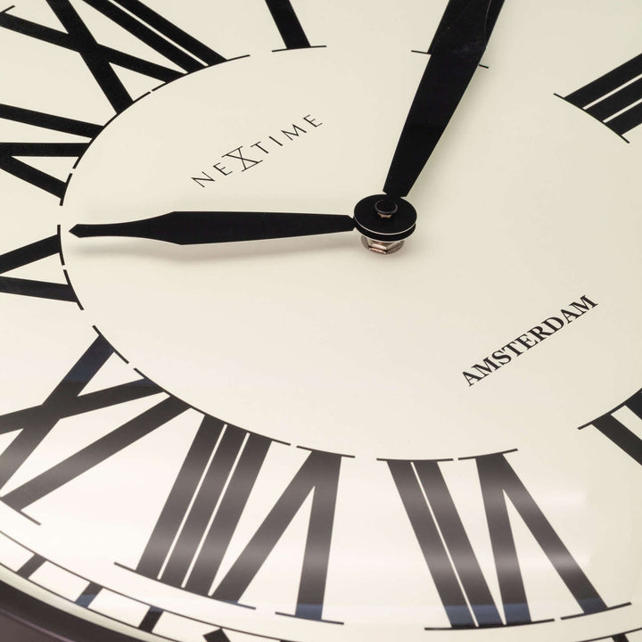 NeXtime New Amsterdam Wall Clock Black 40cm 573291ZW 4