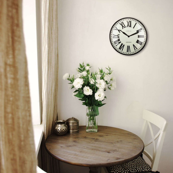 NeXtime New Amsterdam Wall Clock Black 40cm 573291ZW 6