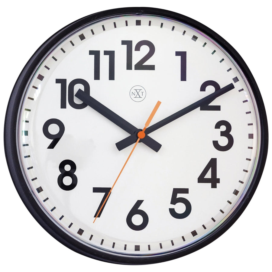 NeXtime Peter Classic Bold Wall Clock Black 26cm 577367ZW 1