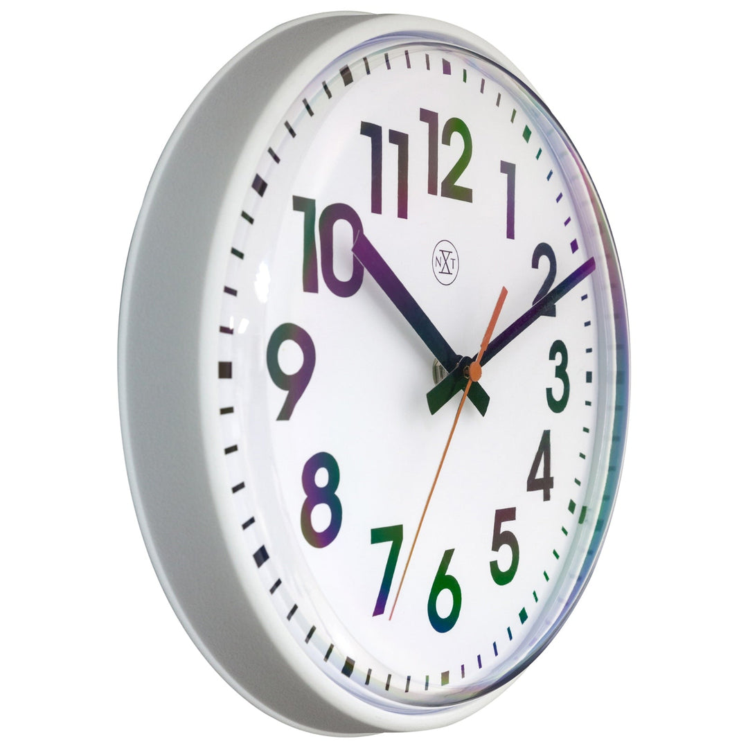 NeXtime Peter Classic Bold Wall Clock White 26cm 577308WI 2