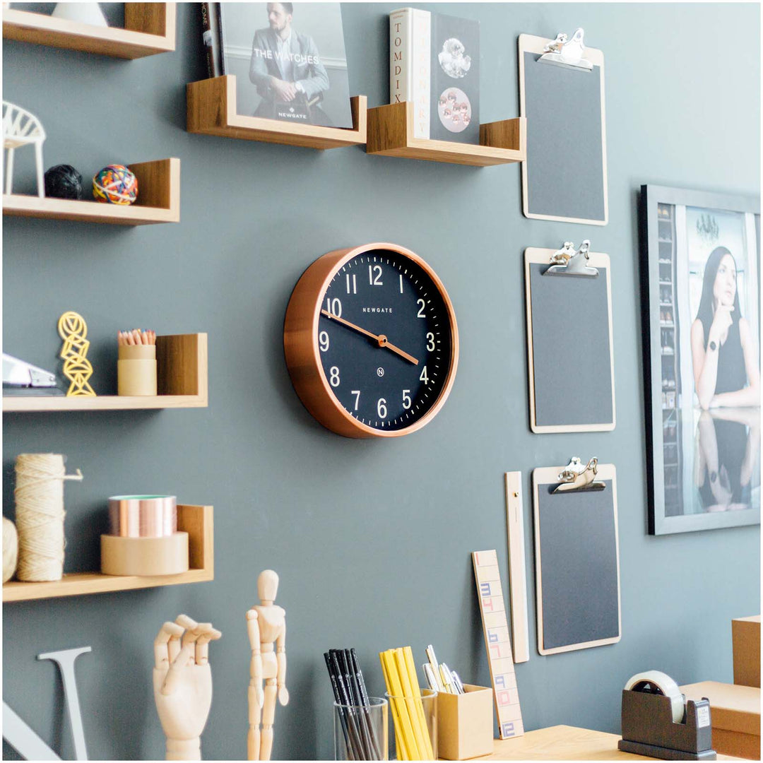Newgate Master Edwards Wall Clock Radial Copper 30cm NGLUGG372RAC 3