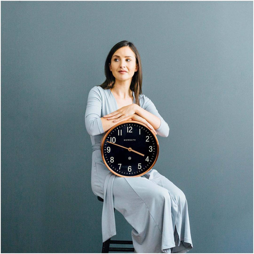 Newgate Master Edwards Wall Clock Radial Copper 30cm NGLUGG372RAC 5